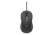 Mus - Logitech Signature M520 L for Business - Mus - Optisk - 4 knapper - Grå - 910-007511