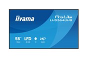 Infoskærme & Digital Skiltning - iiyama ProLite LH5564UHS-B1AG 55" Class (54.6" viewable) LED-backlit LCD display - 4K - for digital signage - LH5564UHS-B1AG