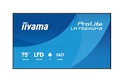 Infoskærme & Digital Skiltning - iiyama ProLite LH7564UHS-B1AG - 3840x2160 (4K) - 60Hz - VA - LH7564UHS-B1AG