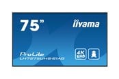 Infoskærme & Digital Skiltning - iiyama ProLite LH7575UHS-B1AG 75" LED-backlit LCD display - 4K - for digital signage - LH7575UHS-B1AG