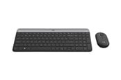 Tastatur - Logitech Slim Wireless Combo MK470 - Tastatur & Mus sæt - Kroatisk - Hvid - 920-009264