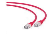 Netværkskabel - Gembird Cablexpert patch cable - 25 cm - red - Rød - 0.25m - PP6A-LSZHCU-R-0.25M