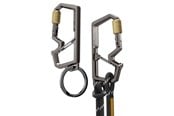 Mobil - Andet Tilbehør - Spigen Carabiner With Key Ring 2nd Gen 1 Pack - gunmetal - AHP08894