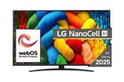 Fladskærms TV - LG 50" Fladskærms TV LED 4K 50NANO81A3A Nano81 Series - 50" LED-backlit LCD TV - 4K - 50NANO81A3A