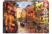 Puslespil - Educa Sunset in Venice (1500) - 80-17124