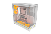 Kabinet - Montech HS02 PRO - Kabinet - Miditower - Hvid - HS02 PRO (W)