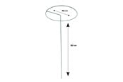 Haveredskaber - Home>it Plant support Ø40 x H80 cm - 92146