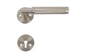 Beslag & hængsler  - Home>it knurled door handle Ø19 mm - 13253