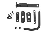 Beslag & hængsler  - Home>it barn door handle matte black 26-50 mm. - 20553