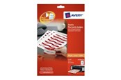 Papir, Fotopapir og Etiketter - Avery Name Badges Printable inserts - name badge cards - 160 card(s) - 60 x 90 mm - 190 g/m² - L4728-20