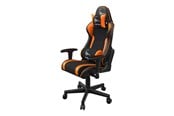 Gamer Stol - Gembird SCORPION - chair - nylon PVC sponge mesh - black mesh orange skin Kontor Stol - Mesh - Op til 130 kg - GC-SCORPION-04X