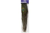 Kreativitet & Hobbyartikler - Creativ Company - Peacock feathers 10 pcs. - 51810