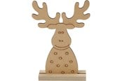 Kreativitet & Hobbyartikler - Creativ Company - Wooden Christmas figure reindeer - 54468