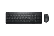 Tastatur - Dell Wireless Keyboard and Mouse KM3322W - keyboard and mouse set - QWERTY - Arabic - black Input Device - Tastatur & Mus sæt - Arabisk - Sort - KM3322W-R-ARA