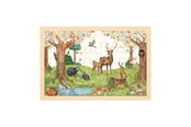 Puslespil - Goki Wooden Jigsaw Puzzle in the Forest 24 pcs. Wood - 57308