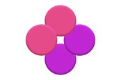 Hovedtelefoner/headset - Mondo by Defunc Mondo Ear Cushions Freestyle Pink/Purple - M1304
