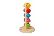 Trælegetøj - Bigjigs Wooden Nuts and Bolts Tower 11pcs. - 37002