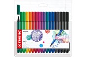 Skrive- og Tegneværktøjer - STABILO - Hardtip Fineliner - Set of 18 Pieces - 488/18-01
