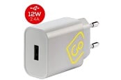 Fritid & Rejser - Go Travel EU USB-A oplader (2.4A) - 5016326100299