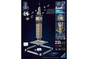 Puslespil - Ravensburger 3D Puzzle Iconics Big Ben with Light 216p 3D Puslespil - 12008025