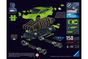 Puslespil - Ravensburger 3D Puzzle Iconics Lamborghini Huracán EVO-Verde 108p 3D Puslespil - 12008037