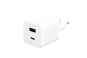 Mobil - Adaptere & Opladere - empower by PanzerGlass Turbo 35W Charger incl. USB-C + USB-A | EU Plug | Silver White - EM94326