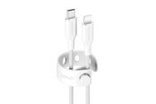 USB kabel - empower by PanzerGlass Racing 60W USB-C to Lightning Cable | USB 2.0 | 1.2M | Silver White - EM41725