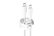 USB kabel - empower by PanzerGlass Racing 240W USB-C to USB-C Cable | USB 2.0 | 1.2M | Silver White - EM77569