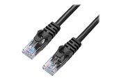 Netværkskabel - X-SHIELD network cable - 50 cm - black - Sort - 0.5m - XS-CAT6-UUTP-BLK-50CM