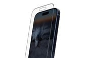 Mobil - Beskyttelsesglas - PanzerGlass Stealth Screen Protector w. Black Frame iPhone 17 Pro | Ultra-Wide Fit w. FASTFIT IN-A-BOX - PG69356