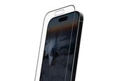 Mobil - Beskyttelsesglas - PanzerGlass Stealth Screen Protector w. Black Frame iPhone 17 | iPhone 16 Pro | Ultra-Wide Fit w. FASTFIT IN-A-BOX - PG54911