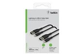 USB kabel - Belkin BOOST CHARGE Lightning cable - Lightning / USB - 1 m - CAA001BT1MBK2PK