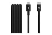 USB kabel - Apple USB-C to USB-C Woven Cables – Bolt Black (2-pack) - MDGC4ZM/A