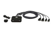 KVM-switch - ATEN CS22HF 2-Port USB FHD HDMI Cable KVM Switch - CS22HF-AT