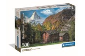 Puslespil - Clementoni Jigsaw Puzzle Charming Matterhorn 500 pcs. Floor - 35597