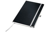 Blokke, Formularer & Notesbøger - Leitz Style notesbog A5 blank med softcover, sort - 44531094
