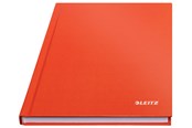 Blokke, Formularer & Notesbøger - Esselte Solid notesbog A5 linjeret med hardcover, lys rød - 46670020