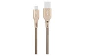 USB kabel - GreyLime Braided USB-A to USB-C Cable Beige 0.5 m - C21AC05M02