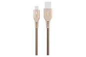 USB kabel - GreyLime Braided USB-A to USB-C Cable Beige 3 m - C21AC3M02