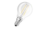 Lyskilder - Osram LED pære Krone Filament 250lm 2,5W/827 (25W) Klar E14 - 4099854069215
