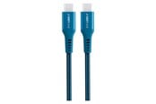 USB kabel - GreyLime Braided USB-C to USB-C 60W Cable Blue 3 m - C21C60C3M01