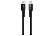 USB kabel - GreyLime Braided USB-C to USB-C 60W Cable Black 3 m - C21C60C3M04