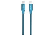 USB kabel - GreyLime Braided USB-C to USB-C Cable Blue 1 m - C21CC1M01