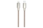 USB kabel - GreyLime Braided USB-C to MFi Lightning Cable Beige 1 m - C21CL1M02