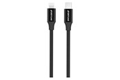 USB kabel - GreyLime Braided USB-C to MFi Lightning Cable Black 2 m - C21CL2M04