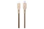 USB kabel - GreyLime Braided USB-C to Lightning Cable Beige 3 m - C21CL3M02