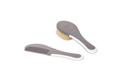 Baby Udstyr - Bébé-jou kam og børste sæt, Chalk Brown - 501597