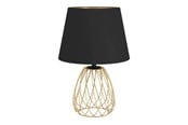 Lamper - EGLO Stars of Light JAZMINIA bordlampe E27 sort/børstet messing - 390039