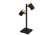 Lamper - EGLO Stars of Light CARTAGENA bordlampe GU10 H445 sort/eg FSC - 390069