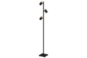 Lamper - EGLO Stars of Light CARTAGENA gulvlampe 3xGU10 H1625 sort/eg FSC - 390071
